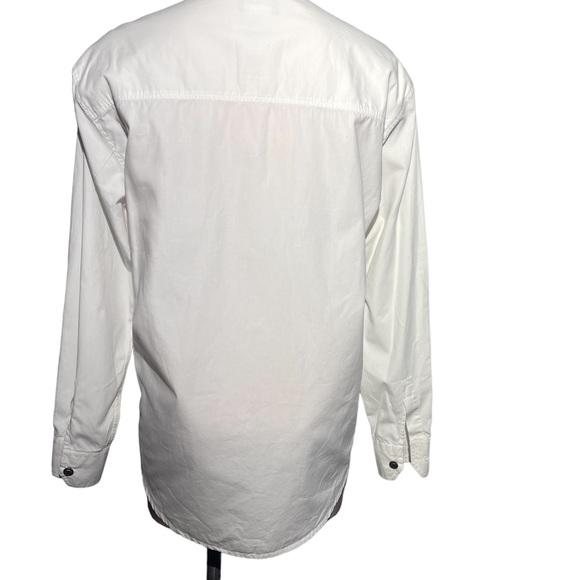 Versace Jeans Couture white long sleeve shirt. EUC. Size XS. Beautiful - Picture 6 of 15